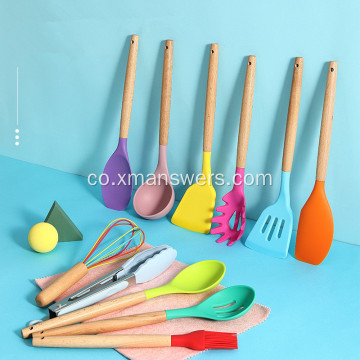 Gadgets di cucina persunalizati spatula in silicone raschiu di coltelli